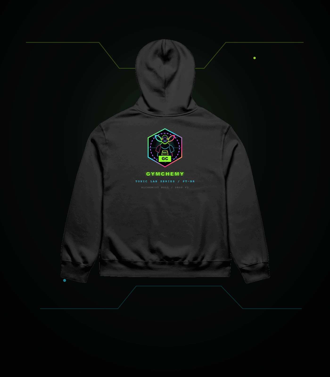 human-enhancement-division pt-BR black front mockup