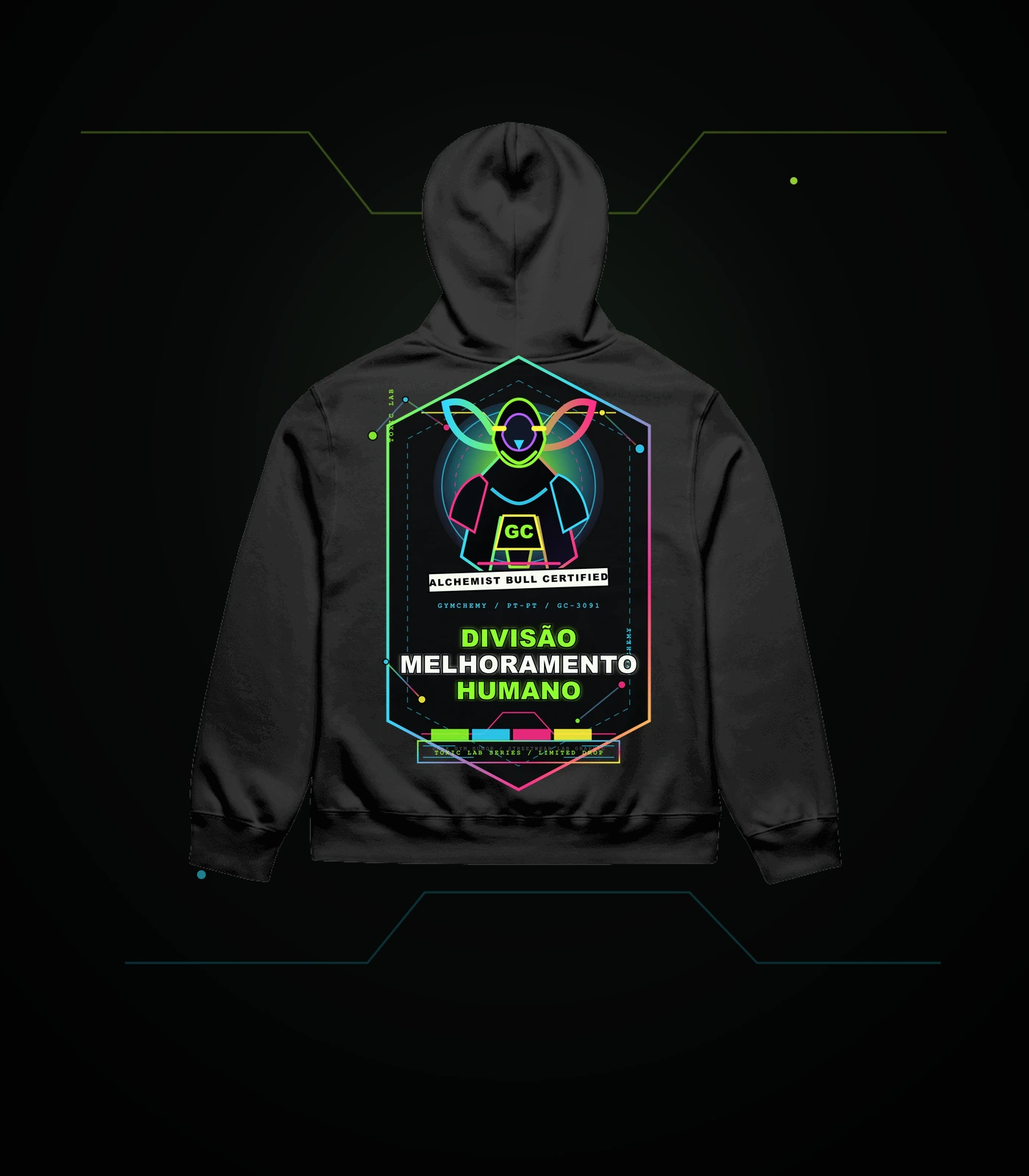 human-enhancement-division pt-PT black back mockup