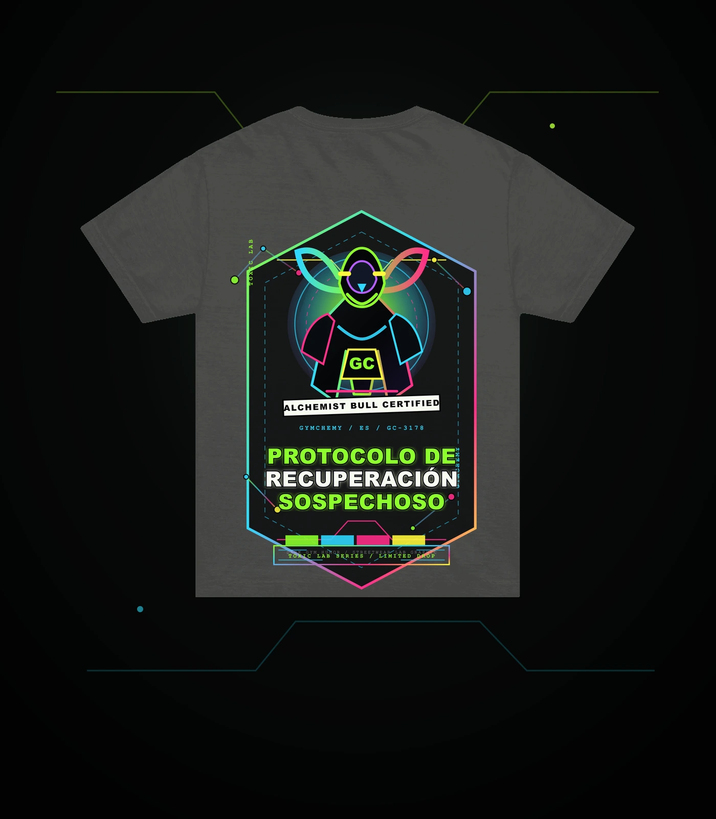 suspicious-recovery-protocol es washed black back mockup