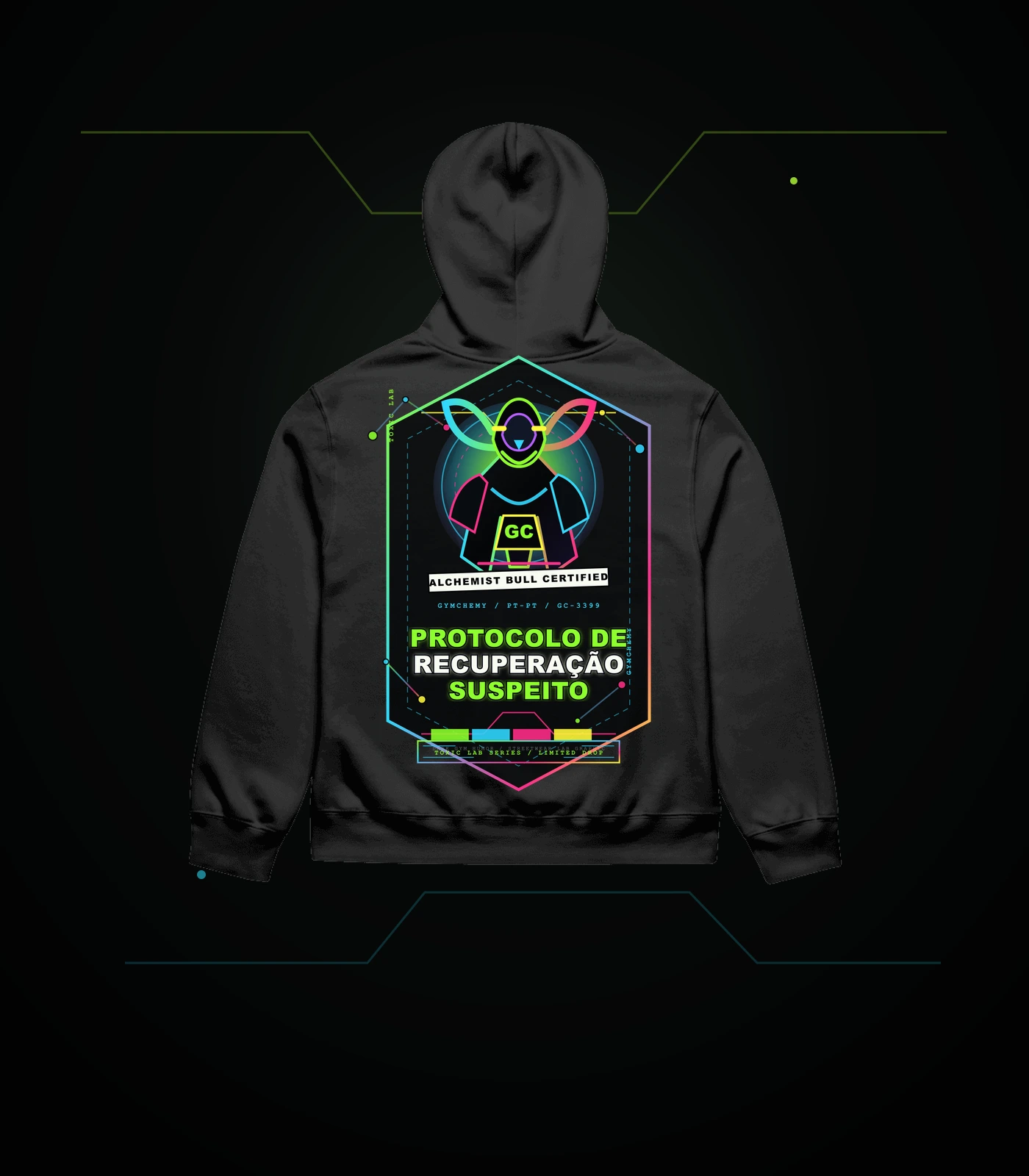 suspicious-recovery-protocol pt-PT black back mockup