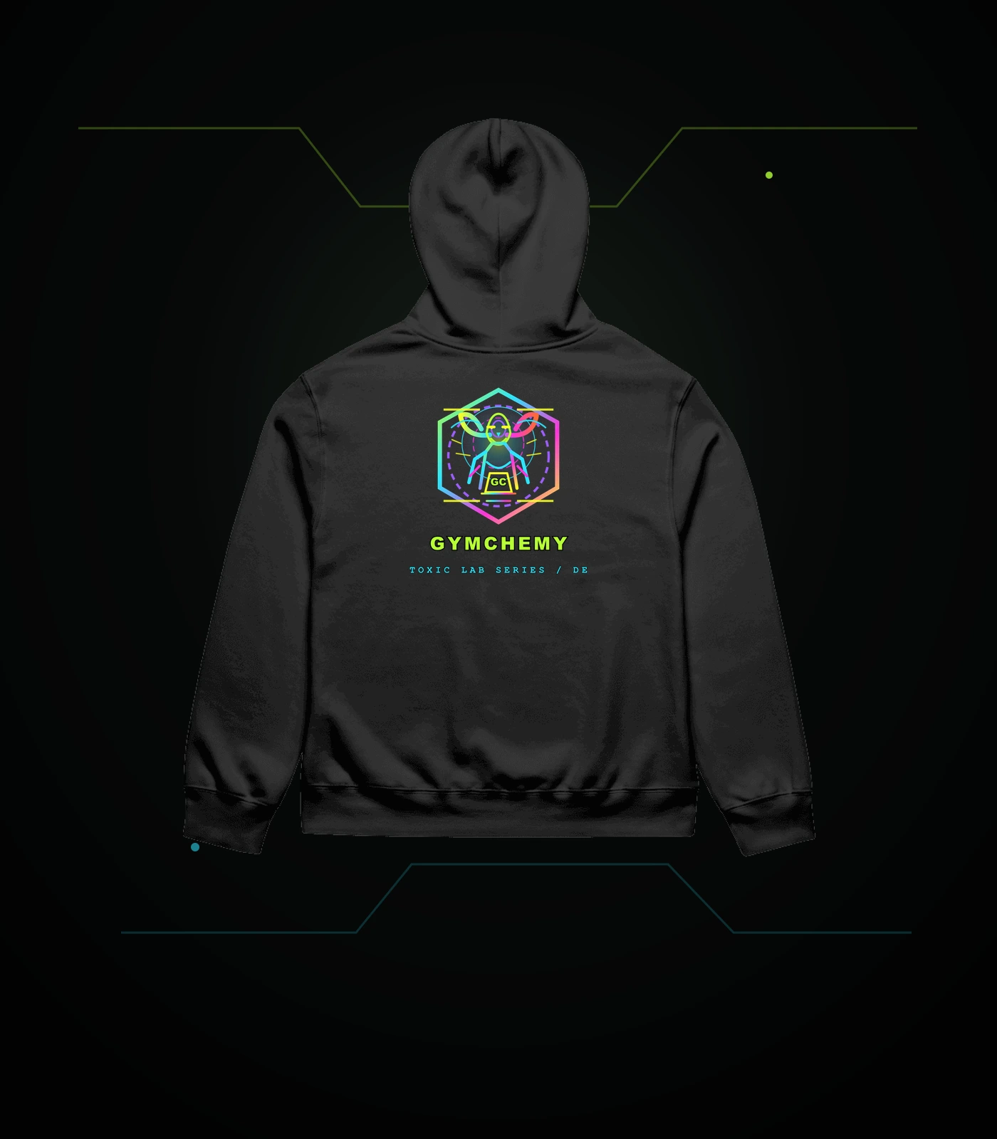 suspiciously-natural de black front mockup