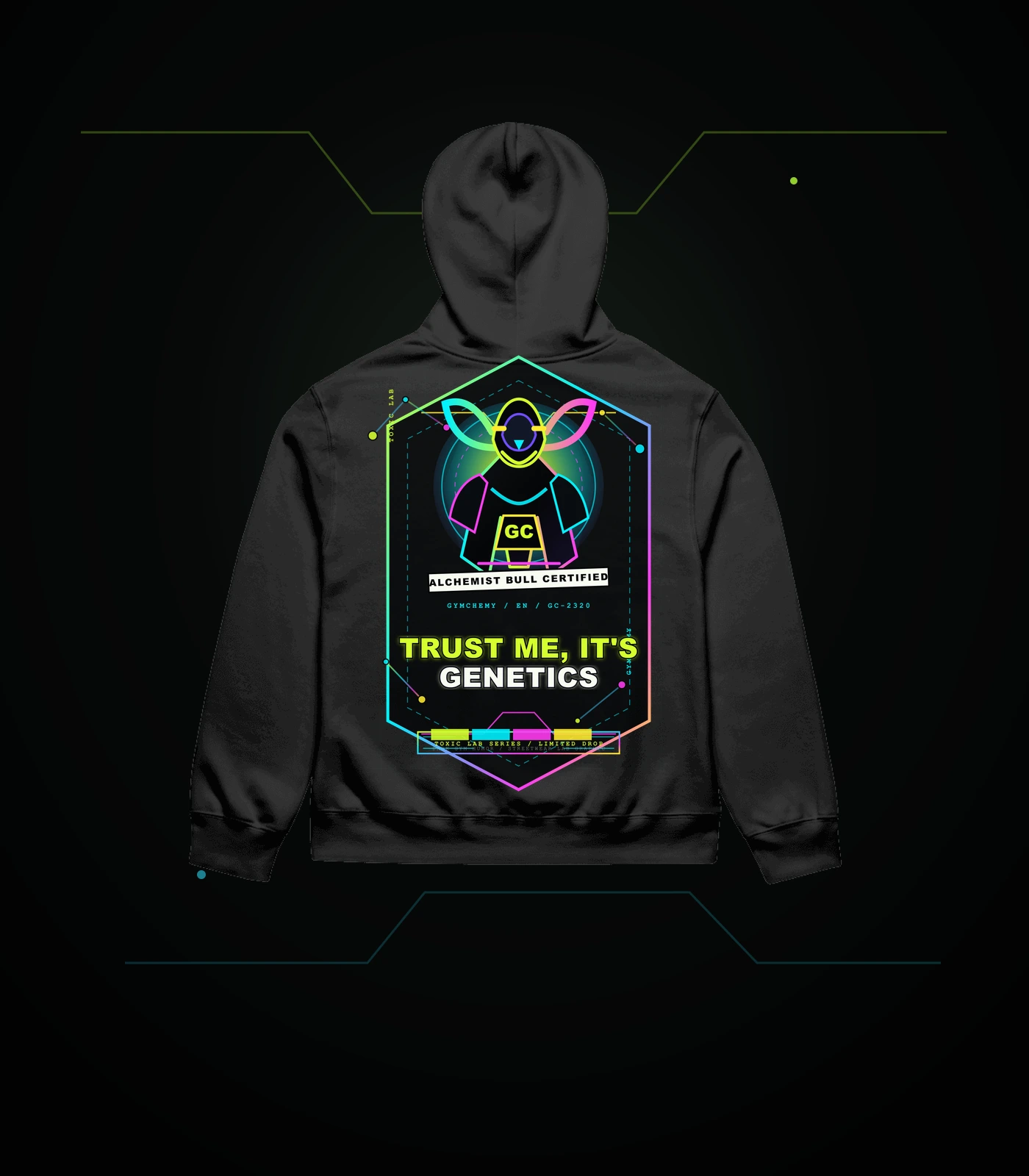 trust-me-its-genetics en black back mockup